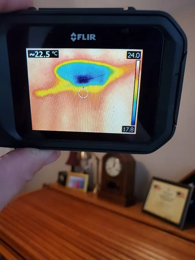 Thermal imaging inspection for water damage in York